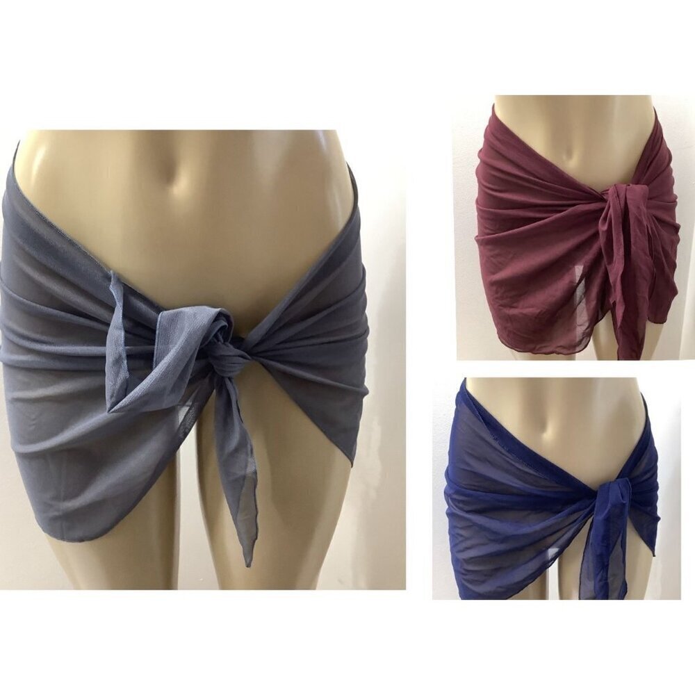 Zuliana Bundle of Mesh Sarongs/Cover Up Made in USA. New With Tags